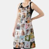 シンプル29モダン-Photo Collage Large エプロン (インサイチュ)