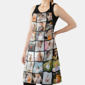 シンプル29モダン-Photo Collage Large エプロン (インサイチュ)