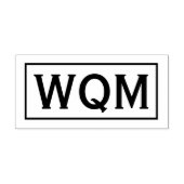 シンプル3エレガントイニシャルモノグラム#91 セルフインキングスタンプ (デザイン)