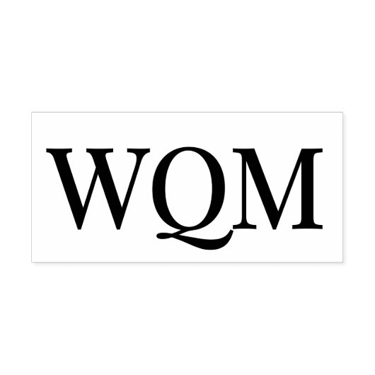 シンプル3エレガントイニシャルモノグラム#92 セルフインキングスタンプ (デザイン)