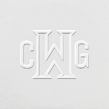 シンプル3エレガントイニシャル文字モノグラムMF #3