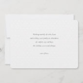 シンプル3パーソナライズされたフォトコラージクリスマス | シーズンカード (裏面)