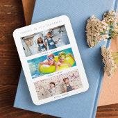 シンプル3数々の枚Collage Keepsake for Family マグネット