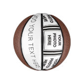 シンプル3枚の写真と追加文字 – アップロード写真 ミニバスケットボール (縦)