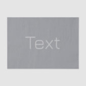 シンプル3次元ルッキング文字 | グレー 薄葉紙 (正面)