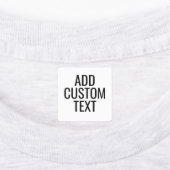 シンプル3行の文字- Sans Serif ラベル (貼付)