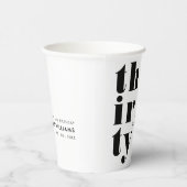 シンプル30モダン歳の誕生日パーティー 紙コップ (右)