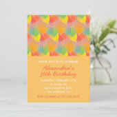 シンプル36モダン歳の誕生日招待状バルーン 招待状 (スタンド正面)