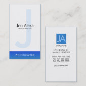 シンプル3 名刺 (正面/裏面)