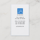 シンプル3 名刺 (裏面)