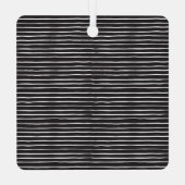 シンプル4フォトコラージスクリプトメリークリスマス メタルオーナメント (裏面)