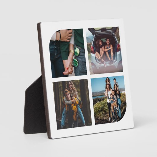 シンプル4フォトコラージュ フォトプラーク (正面)