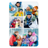 シンプル4フォトコラージュ マグネット (縦)