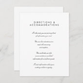 シンプル4.25インチx 5.5インチのエンクロージャカー結婚ド エンクロージャーカード (正面/裏面)