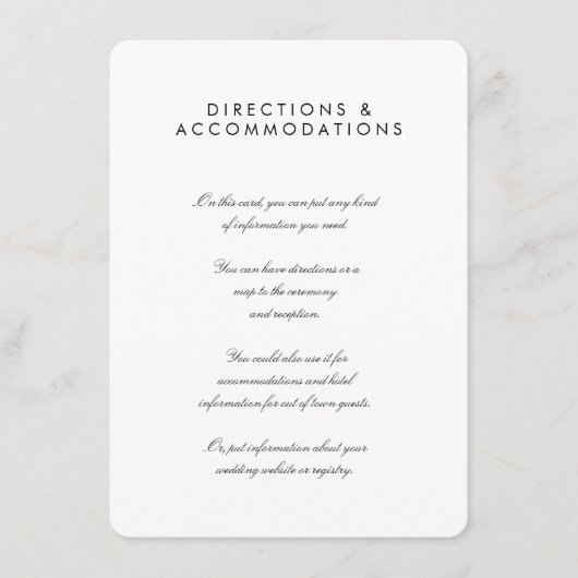 シンプル4.5インチx 6.25インチ丸めエンクロージャカード エンクロージャーカード (正面)