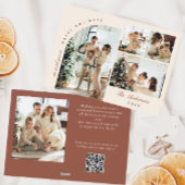 シンプル5エレガント枚スタイリッシュ写真クリスマスグリーティング シーズンカード