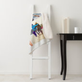 シンプル5フォトコラージュパーソナライズされた シェルパブランケット (インサイチュ)