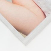 シンプル5フォトコラージュパーソナライズされた フリースブランケット (角)