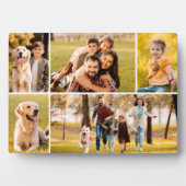 シンプル5フォトコラージュ写真 フォトプラーク (正面)