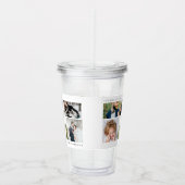 シンプル5モダンフォトグリッド アクリルタンブラー (右)