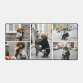 シンプル5枚フォトコラージュカスタム デスクマット (正面)