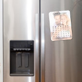 シンプル5行のカレン結婚ダフォト日付を保存 マグネット