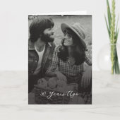 シンプル50周年記念 – 50年前 カード (正面)