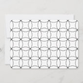 シンプル50歳と素晴らしいフォトバースデーパーティー 招待状 (裏面)