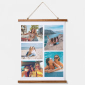 シンプル5 Photo Collage 吊り下げ型タペストリー (正面)