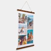 シンプル5 Photo Collage 吊り下げ型タペストリー (傾斜あり)