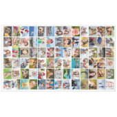 シンプル78フォトコラージュテーブルクロス テーブルクロス (正面(横))