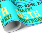 シンプル85カラフル番目の誕生日ラッピング紙 ラッピングペーパー (ロールコーナー)