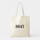 シンプル8647 トートバッグ (裏面)