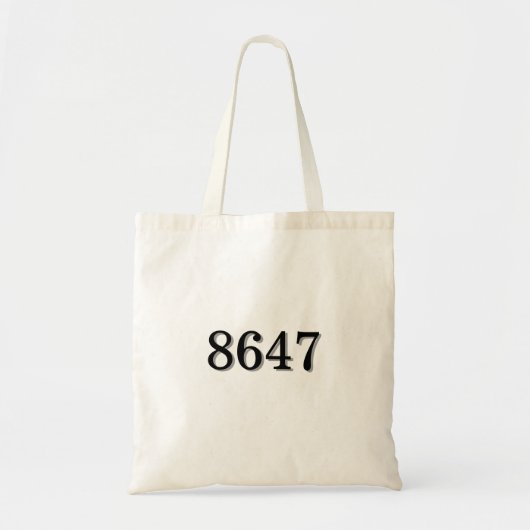 シンプル8647 トートバッグ (正面)