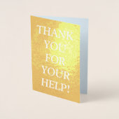 シンプル「あはっきりしたりがとう救済!」 カード (正面)