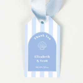 シンプル おしゃれ アーチ コースト ウェディング フェイバータグ ギフトタグ