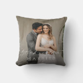 シンプル おしゃれ フォト エレガント 新婚クリスマス クッション (正面)