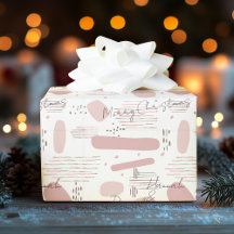 シンプル お名前＆メッセージ入りのソフトピンク