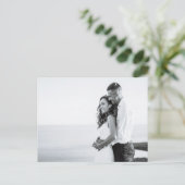 シンプル お礼 結婚 ポストカード | 全写真 (スタンド正面)