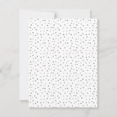 シンプル かわいい 黒 白 パンダ オーダーメイド ノートカード (裏面)