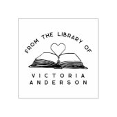 シンプル |のライブラリから |ブックを開く ラバースタンプ (インプリント)