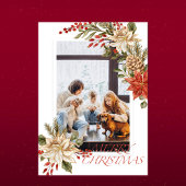 シンプル アーティスティック メリークリスマス ホリデー カード