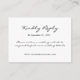 シンプル イズ エレガント：モノグラム付きブラックリネン エンクロージャーカード