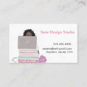 シンプル、イラストレーション、 名刺 (正面)