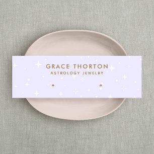 シンプル ウォームホワイト エレガントプロフェッショナル スキニー名刺