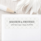シンプル&エレガントウェディング差出人住所ラベル ラベル (インサイチュ)