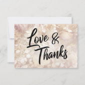 シンプル、エレガントタイポグラフィブラック型結婚式の出席依頼 出欠カード (裏面)