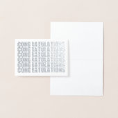 シンプル エレガント お祝い 箔カード (ディスプレー)