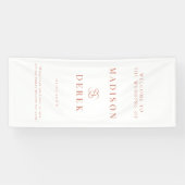 シンプル エレガント ウェディング ウェルカム 横断幕 (横)