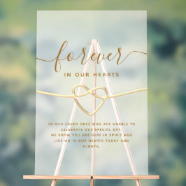 シンプル エレガント ウェディング メモリアル アクリルサイン